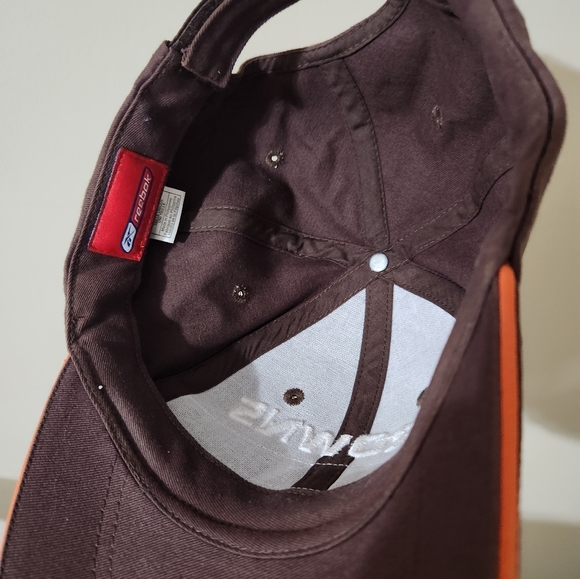 Cleveland Browns Reebok Hat Cap Adjustable Back. Brown - Picture 2 of 3